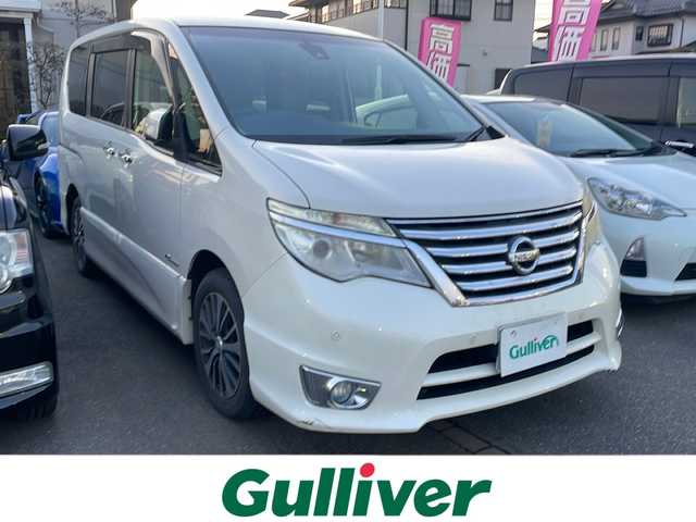 日産 セレナ ハイウェイS G S HV Aセーフ 佐賀県 2014(平26)年 10万km パール