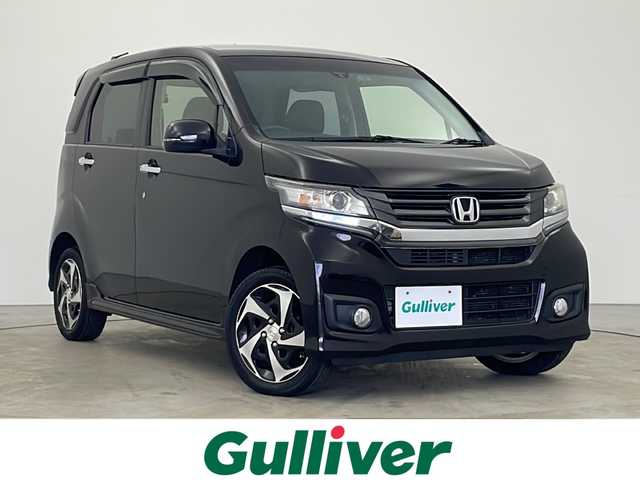 ホンダ Ｎ ＷＧＮ カスタム G ターボパッケージ 秋田県 2014(平26)年 8.3万km プレミアムゴールドパープルパール ４ＷＤ/純正ナビ/　(CD/DVD/SD/FM/AM/Bluetooth/フルセグテレビ)/バックカメラ/ＣＴＢＡ/ＶＳＡ/ＥＴＣ/クルーズコントロール/キセノンライト/フォグランプ/ミラーヒーター/パドルシフト/純正フロアマット/ハーフレザーシート/ステアリングリモコン/ドアバイザー/ウインカーミラー/電動格納ミラー/プッシュスタート