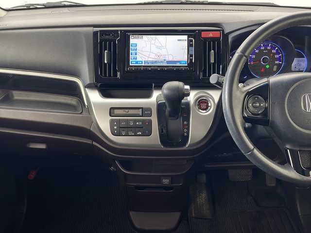 ホンダ Ｎ ＷＧＮ カスタム G ターボパッケージ 秋田県 2014(平26)年 8.3万km プレミアムゴールドパープルパール ４ＷＤ/純正ナビ/　(CD/DVD/SD/FM/AM/Bluetooth/フルセグテレビ)/バックカメラ/ＣＴＢＡ/ＶＳＡ/ＥＴＣ/クルーズコントロール/キセノンライト/フォグランプ/ミラーヒーター/パドルシフト/純正フロアマット/ハーフレザーシート/ステアリングリモコン/ドアバイザー/ウインカーミラー/電動格納ミラー/プッシュスタート