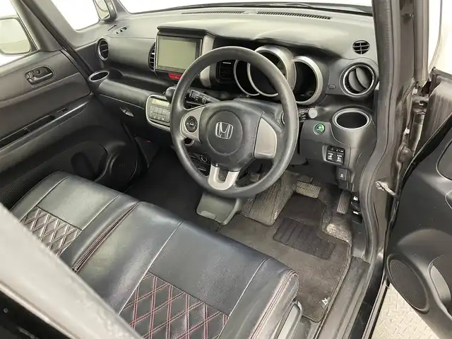 ホンダ Ｎ ＢＯＸ G SSパッケージ 兵庫県 2013(平25)年 12.7万km クリスタルブラックパール 純正メモリナビ/（AM/FM/CD/DVD/Bluetooth/フルセグTV）/・VXM-145VFi/バックカメラ/横滑り防止装置/両側パワースライドドア/ステアリングスイッチ/オートライト/純正14インチアルミホイール/純正フロアマット/スマートキー/ドアバイザー/ベンチシート