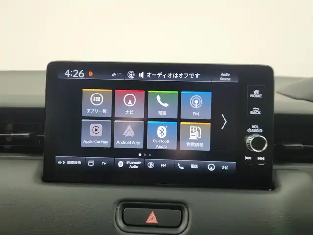 ホンダ ヴェゼル ハイブリッド e:HEV Z 愛知県 2025(令7)年 0.1千km プラチナホワイトパール 登録済未使用車/ホンダセンシング/　・衝突軽減ブレーキ（CMBS）/　・渋滞追従機能付アダプティブクルーズコントロール（ACC）/　・車線維持支援システム（LKAS）/　・ブラインドスポットインフォメーション/　・誤発進抑制機能/純正ディスプレイオーディオ/　（AppleCarPlay/AndroidAuto対応）/バックカメラ/ＥＴＣ２．０/置くだけ充電/パワーバックドア/前席シートヒーター/スマートキー×２/純正１８インチアルミホイール