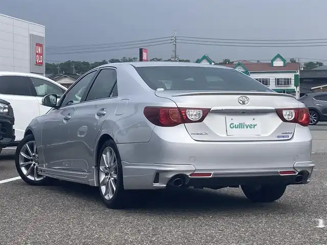 トヨタ マークＸ 250G Sパッケージ リラックス 島根県 2010(平22)年 7.5万km シルバーM ディーラーOP HDDナビ(CD/DVD/フルセグ)/バックカメラ/ビルトインETC/パドルシフト/前席パワーシート/ダウンサス/フロント/サイド/リア社外エアロ/HIDヘッドライト/電動格納ミラー/ミラーウィンカー /純正フロアマット/取扱説明書/保証書