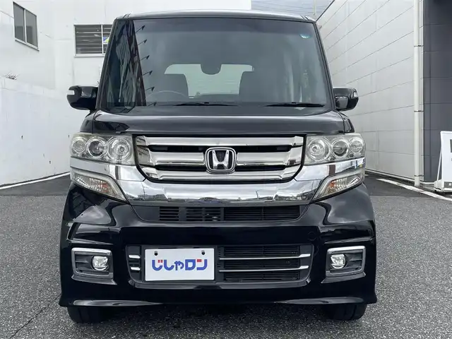 ホンダ Ｎ ＢＯＸ G ターボ Lパッケージ 千葉県 2015(平27)年 10.4万km スマートブラック (株)IDOMが運営する【じしゃロン八千代店】の自社ローン対象車両になります。こちらは現金またはオートローンご利用時の価格です。自社ローンご希望の方は別途その旨お申付け下さい/純正ナビ（VXM-155VSi）/・CD/DVD/・Bluetooth接続/・ワンセグTV/両側パワースライドドア/ETC/バックカメラ/ステアリングリモコン/クルーズコントロール/プッシュスタート/スマートキー/パドルシフト/純正アルミホイール/ターボ車