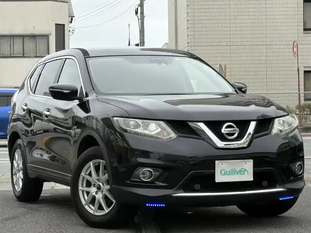 日産 エクストレイル 20X エマージェンシーブレーキ 三重県 2014(平26)年 7.8万km ダイヤモンドブラック ♪ワンオーナー ♪/エマージェンシーブレーキ/車線逸脱警報/コーナーセンサー/前席シートヒーター/インテリキー×2/プッシュスタート/アイドリングストップ/純正ナビ/・CD・SD・TV/・USB・AUX/・バックカメラ/革巻ステアリング/社外17インチAW/社外17インチAW積込/・225/65R17/・スタッドレスタイヤ/LEDヘッドライト/フォグライト/オートライト/ウィンカーミラー/スペアタイヤ/プライバシーガラス/フロアマット/ETC
