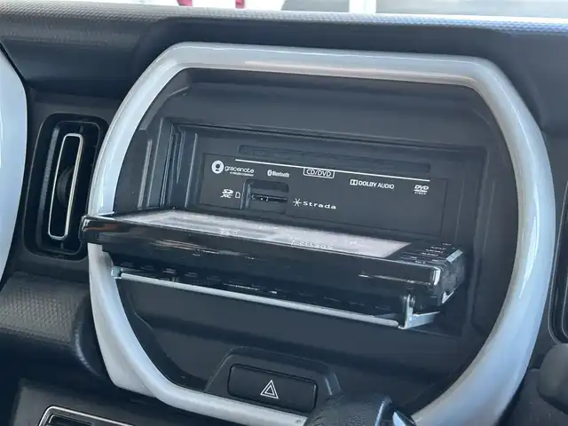 スズキ ハスラー HYBRID X 静岡県 2021(令3)年 7.2万km アクティブイエロー/ホワイト2トーンルーフ 社外7インチナビ/（FM/AM/SD/iPod/Bluetooth/CD/DVD）/フルセグTV/スズキセーフティー/前席シートヒーター/ETC/コーナーセンサー/オートライト/カーテンエアバッグ/純正フロアマット/レーンキープアシスト/横滑り防止システム/フォグランプ/純正15AW