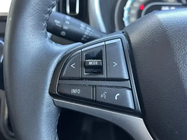 スズキ ハスラー HYBRID X 静岡県 2021(令3)年 7.2万km アクティブイエロー/ホワイト2トーンルーフ 社外7インチナビ/（FM/AM/SD/iPod/Bluetooth/CD/DVD）/フルセグTV/スズキセーフティー/前席シートヒーター/ETC/コーナーセンサー/オートライト/カーテンエアバッグ/純正フロアマット/レーンキープアシスト/横滑り防止システム/フォグランプ/純正15AW