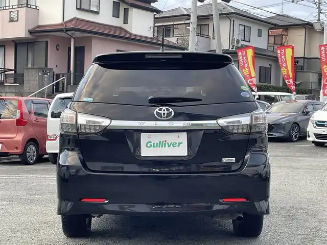 トヨタ ウィッシュ 1．8S 熊本県 2013(平25)年 16.5万km ブラック ワンオーナー/純正ナビ（NSZT-W62G）/【フルセグTV/Bluetooth/CD/DVD】/パドルシフト/オートライト/ウィンカーミラー/純正16インチAW/プッシュスタート/スマートキー/革巻きステアリング/純正フロアマット/ドアバイザー/横滑り防止装置/ABS/盗難防止装置/保証書/取扱説明書