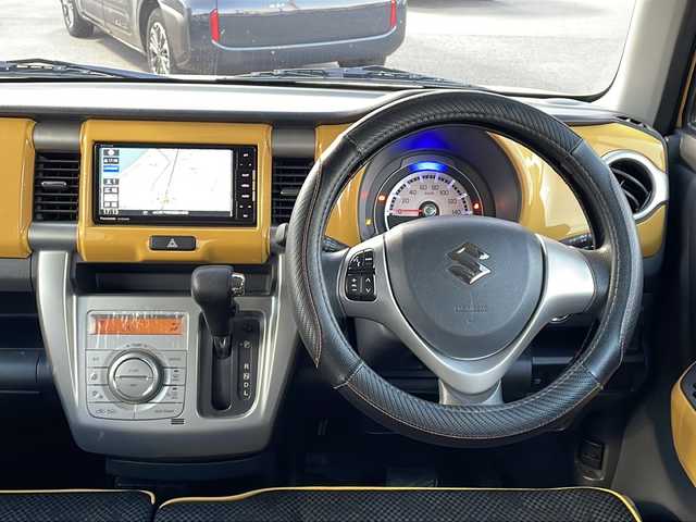スズキ ハスラー G 山口県 2019(令1)年 5.5万km アクティブイエロー/ブラック2トーンルーフ ワンオーナー/スマートキー×2/社外ナビ【CN-RE05WD】/フルセグTV/Bluetooth/CD/DVD/バックカメラ/衝突被害軽減ブレーキ/D席/N席シートヒーター/ドライブレコーダー/アイドリングストップ/フォグランプ/純正フロアマット/ETC/保証書/取扱説明書