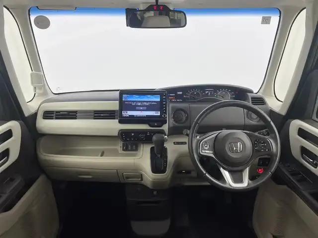 ホンダ Ｎ ＢＯＸ G L ターボ ホンダセンシング 大分県 2019(令1)年 3.7万km プレミアムアイボリーパールⅡ ホンダセンシング/・衝突軽減ブレーキ(CMBS)/・誤発進抑制機能/・後方誤発進抑制機能/・歩行者事故低減ステアリング/・路外逸脱抑制機能/・ACC(アダプティブクルーズコントロール)/・LKAS(車線維持支援システム)/・オートハイビーム/・先行車発進お知らせ機能/・標識認識機能/純正8型ナビ　型式：VXU-195NBi/【フルセグTV、DVD再生可、BT対応、USB】/ステアリングスイッチ/バックカメラ/両側電動スライドドア/ビルトインETC/純正ドライブレコーダー/パドルシフト/アイドリングストップ/横滑り防止装置/電動格納ミラー/純正フロアマット/オートライト/LEDヘッドライト/社外14インチアルミホイール