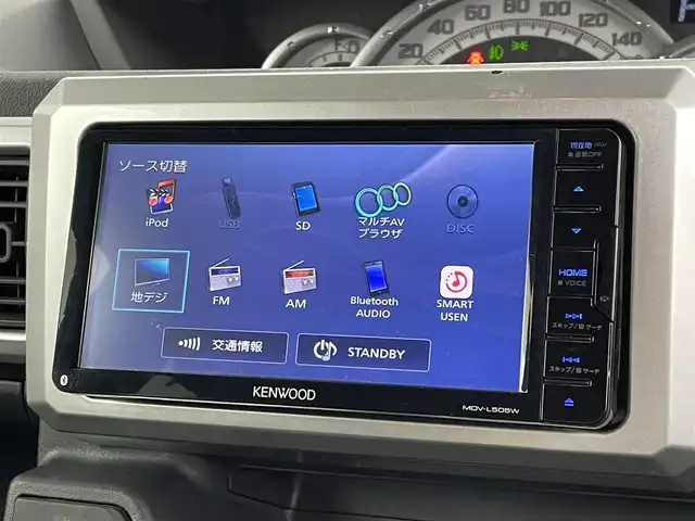 ダイハツ ウェイク G ターボ SA Ⅲ 福岡県 2018(平30)年 4.8万km ミストブルーマイカメタリック 社外ナビ（フルセグＴＶ）　/バックカメラ　/ＥＴＣ　/前後ドライブレコーダー　/衝突被害軽減ブレーキ　/横滑り防止装置　/アイドリングストップ　/両側電動スライドドア　/プッシュスタート　/純正１５インチＡＷ　/ＬＥＤ