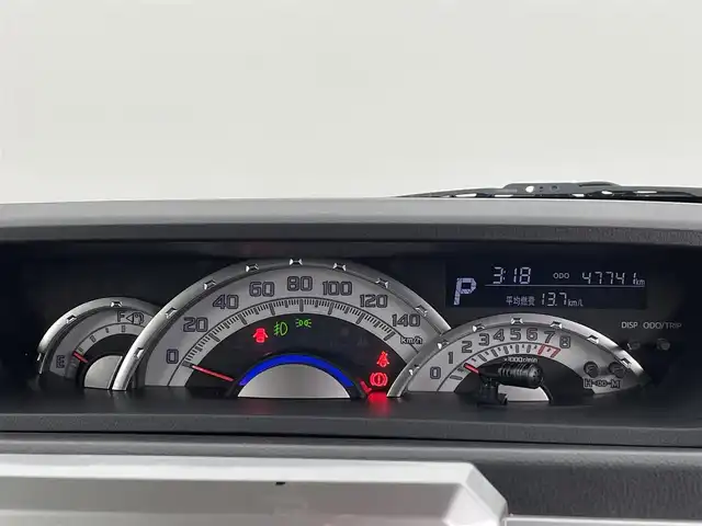 ダイハツ ウェイク G ターボ SA Ⅲ 福岡県 2018(平30)年 4.8万km ミストブルーマイカメタリック 社外ナビ（フルセグＴＶ）　/バックカメラ　/ＥＴＣ　/前後ドライブレコーダー　/衝突被害軽減ブレーキ　/横滑り防止装置　/アイドリングストップ　/両側電動スライドドア　/プッシュスタート　/純正１５インチＡＷ　/ＬＥＤ
