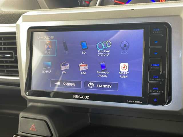 ダイハツ ウェイク G ターボ SA Ⅲ 沖縄県 2018(平30)年 4.8万km ミストブルーマイカメタリック ケンウッドナビ　（MDV-L505W)/（フルセグTV　DVD　CD　Bluetooth　SD）/バックカメラ　/ＥＴＣ　/前後ドライブレコーダー　/衝突被害軽減ブレーキ　/横滑り防止装置　/アイドリングストップ　/両側電動スライドドア　/プッシュスタート　/純正１５インチＡＷ　/ＬＥＤヘッドライト/スペアキー