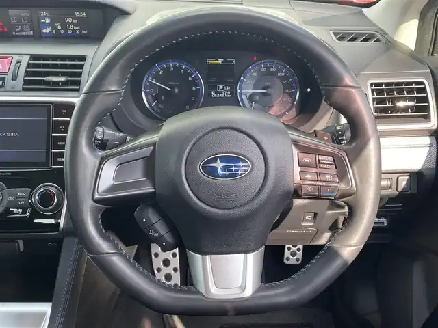 スバル レヴォーグ 1．6GT－S アイサイト 道央・札幌 2016(平28)年 5.3万km ピュアレッド ・４WD/・アイサイト/・純正SDナビ/　CD＆DVD＆BT＆TV/・バックカメラ/・サイドカメラ/・レーンキープアシスト/・レーダークルーズコントロール/・パワーシート/・ブラインドスポットモニター/・アイドリングストップ/・パドルシフト/・オートエアコン/・オートライト/・レインセンサーワイパー/・ビルトインETC/・MT付きAT/・ヒルディセントコントロール/・プッシュスタート/・スマートキー/・ステアリングスイッチ/・電動格納ミラー/・純正フロアマット/・ドアバイザー/・ウィンカーミラー/・フォグライト/・スペアキー