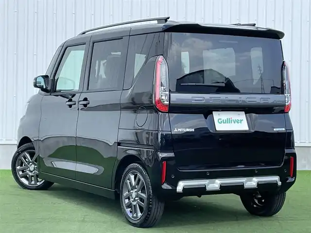 三菱 デリカミニ T プレミアム リミテッド ED 香川県 2025(令7)年 0.1千km アメジストブラック 登録時走行距離：7km/9型ディスプレイオーディオ/全方位カメラ/レーダークルーズコントロール/前後コーナーセンサー/LEDオートライト/フォグランプ/レベライザーヘッドライト/パドルシフト/ステリアリングリモコン/ステアリングヒーター/シートヒーター/ベンチシート/プッシュスタート/スマートキー/スペアキー