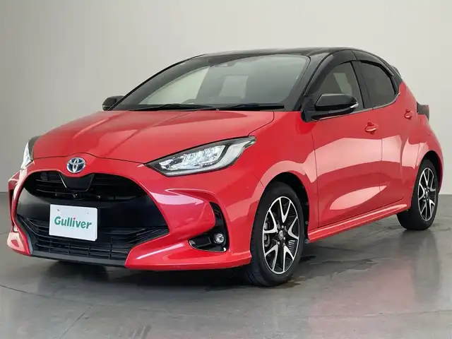 トヨタ ヤリス ハイブリッド Z 愛知県 2020(令2)年 3.4万km ブラック/コーラルクリスタルシャイン 純正８型ＤＡナビ　フルセグＴＶ　Ｂｌｕｅｔｏｏｔｈ　全方位カメラ　ＵＳＢポート　ＥＴＣ　シートヒーター　トヨタセーフティセンス　ＬＥＤヘッドライト　レーダークルコン　衝突軽減　コーナーセンサー　禁煙車