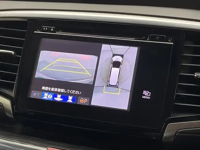 ホンダ オデッセイ ハイブリッド アブソルートセンシングアドバンP 新潟県 2017(平29)年 5.9万km プレミアムヴィーナスブラックP 純正メモリナビ/　フルセグTV/Bluetooth/CD/DVD/HDMI/ホンダセンシング/・衝突軽減ブレーキ(CMBS)/・車線維持支援システム(LKAS)/・アダプティブクルーズコントロール(ACC)/・後方誤発進抑制機能/・誤発進抑制機能/全方位モニター/両側パワースライドドア/ハーフレザーシート/運転席パワーシート/ETC/レザーステアリング/ステアリングスイッチ/LEDヘッドライト/純正17インチアルミホイール