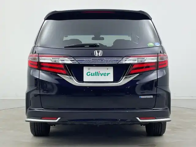 ホンダ オデッセイ ハイブリッド アブソルートセンシングアドバンP 新潟県 2017(平29)年 5.9万km プレミアムヴィーナスブラックP 純正メモリナビ/　フルセグTV/Bluetooth/CD/DVD/HDMI/ホンダセンシング/・衝突軽減ブレーキ(CMBS)/・車線維持支援システム(LKAS)/・アダプティブクルーズコントロール(ACC)/・後方誤発進抑制機能/・誤発進抑制機能/全方位モニター/両側パワースライドドア/ハーフレザーシート/運転席パワーシート/ETC/レザーステアリング/ステアリングスイッチ/LEDヘッドライト/純正17インチアルミホイール