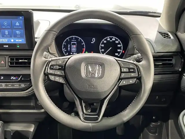 ホンダ ＷＲ－Ｖ Z ブラックスタイル 愛知県 2025(令7)年 0.2万km オブシダンブルーパール 純正８インチディスプレイオーディオ　/（FM/AM/AppleCarPlay/AndroidAuto/Bluetooth/USB/HDMI)/ホンダセンシング　/　　-衝突軽減ブレーキ　/　　-誤発進抑制機能/　　-アダプティブクルーズコントロール　　/　　-路線逸脱抑制機能/　　-先行車発進お知らせ機能/　　-標識認識機能/　　-オートハイビーム/　　-車線維持支援システム/ハーフレザーシート　/ＬＥＤヘッドライト　/LEDフォグランプ/バックカメラ　/パドルシフト　/横滑り防止装置/USB接続/プッシュスタート/　　-スマートキー