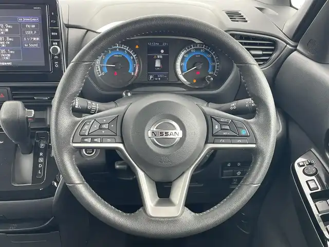 日産 ルークス HWS Gターボ プロパイロットED 滋賀県 2023(令5)年 0.4万km ブラック 純正9インチナビ/(Bluetooth/フルセグ/CD/DVD)/両側電動スライドドア/プロパイロット/・アダプティブクルーズコントロール/・レーンキープアシスト/アラウンドビューモニター/衝突軽減ブレーキ/先行車発進告知/標識認識/LEDオートライト/Autoハイビーム/電動パーキング/ブレーキホールド/前後ドライブレコーダー/コーナーセンサー/スペアキー/ETC