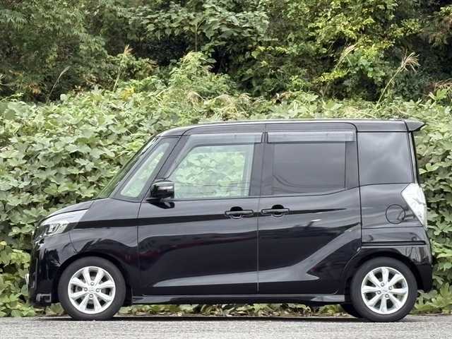 日産 デイズ ルークス ハイウェイスター Xターボ 大分県 2017(平29)年 12.6万km ブラック パワースライドドア /社外メモリーナビ/アラウンドビューモニター/フルセグ/DVD/Bluetooth/LEDヘッドライト/オートライトコントロール/ETC/アイドリングストップ/スマートキー/エンジンプッシュスタート/純正14陰萎アルミホイール