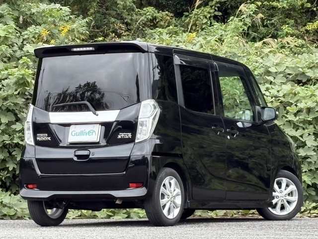 日産 デイズ ルークス ハイウェイスター Xターボ 大分県 2017(平29)年 12.6万km ブラック パワースライドドア /社外メモリーナビ/アラウンドビューモニター/フルセグ/DVD/Bluetooth/LEDヘッドライト/オートライトコントロール/ETC/アイドリングストップ/スマートキー/エンジンプッシュスタート/純正14陰萎アルミホイール