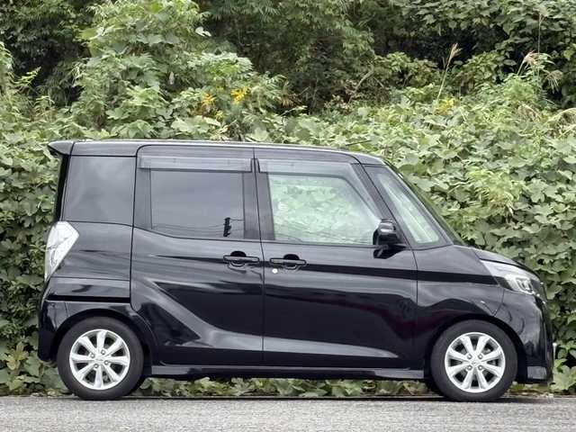 日産 デイズ ルークス ハイウェイスター Xターボ 大分県 2017(平29)年 12.6万km ブラック パワースライドドア /社外メモリーナビ/アラウンドビューモニター/フルセグ/DVD/Bluetooth/LEDヘッドライト/オートライトコントロール/ETC/アイドリングストップ/スマートキー/エンジンプッシュスタート/純正14陰萎アルミホイール