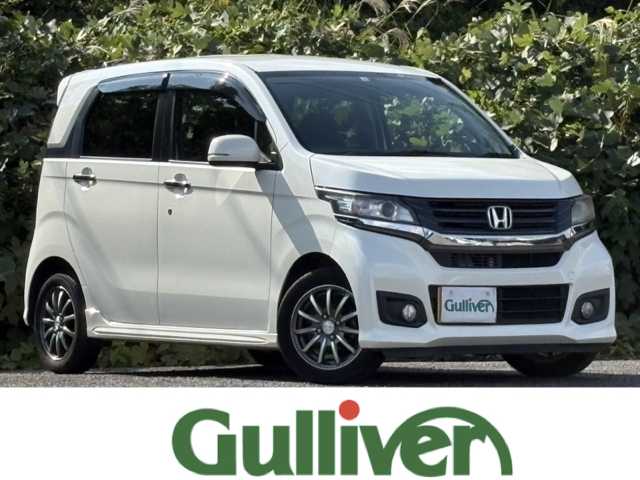 ホンダ Ｎ ＷＧＮ カスタム G 大分県 2015(平27)年 11.1万km プレミアムホワイトパール 純正メモリーナビ/バックカメラ/Bluetooth/DVD/スマートキー/エンジンプッシュスタート/ETC/純正HIDヘッドライト/フォグランプ/オートライトコントロール/アイドリングストップ/純正14インチアルミホイール