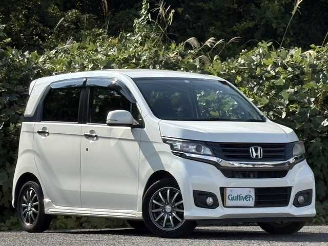 ホンダ Ｎ ＷＧＮ カスタム G 大分県 2015(平27)年 11.1万km プレミアムホワイトパール 純正メモリーナビ/バックカメラ/Bluetooth/DVD/スマートキー/エンジンプッシュスタート/ETC/純正HIDヘッドライト/フォグランプ/オートライトコントロール/アイドリングストップ/純正14インチアルミホイール