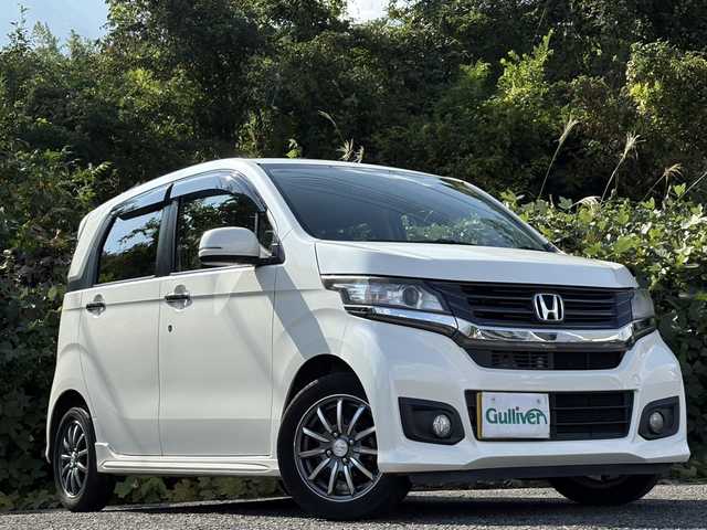 ホンダ Ｎ ＷＧＮ カスタム G 大分県 2015(平27)年 11.1万km プレミアムホワイトパール 純正メモリーナビ/バックカメラ/Bluetooth/DVD/スマートキー/エンジンプッシュスタート/ETC/純正HIDヘッドライト/フォグランプ/オートライトコントロール/アイドリングストップ/純正14インチアルミホイール