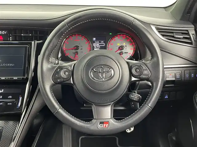 トヨタ ハリアー エレガンス GRスポーツ 大分県 2017(平29)年 5.9万km ホワイトパールクリスタルシャイン 純正SDナビ/（AM/FM/BT/SD/CD/フルセグ）/トヨタセーフティセンス/レーダークルーズコントロール/レーンキープアシスト/バックカメラ/ビルトインETC/D席パワーシート/ハーフレザーシート/ドライブレコーダー/電動パーキング/ブレーキホールド/MTモード付AT/プッシュスタート・スマートキー/LEDヘッドライト/オートライト/オートマチックハイビーム/電動格納ミラー