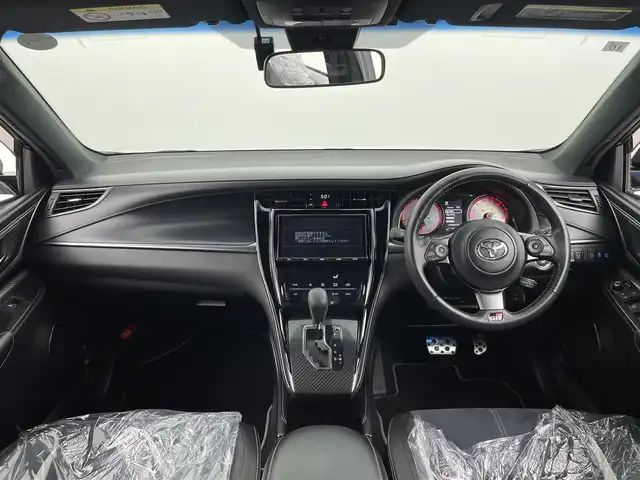 トヨタ ハリアー エレガンス GRスポーツ 大分県 2017(平29)年 5.9万km ホワイトパールクリスタルシャイン 純正SDナビ/（AM/FM/BT/SD/CD/フルセグ）/トヨタセーフティセンス/レーダークルーズコントロール/レーンキープアシスト/バックカメラ/ビルトインETC/D席パワーシート/ハーフレザーシート/ドライブレコーダー/電動パーキング/ブレーキホールド/MTモード付AT/プッシュスタート・スマートキー/LEDヘッドライト/オートライト/オートマチックハイビーム/電動格納ミラー