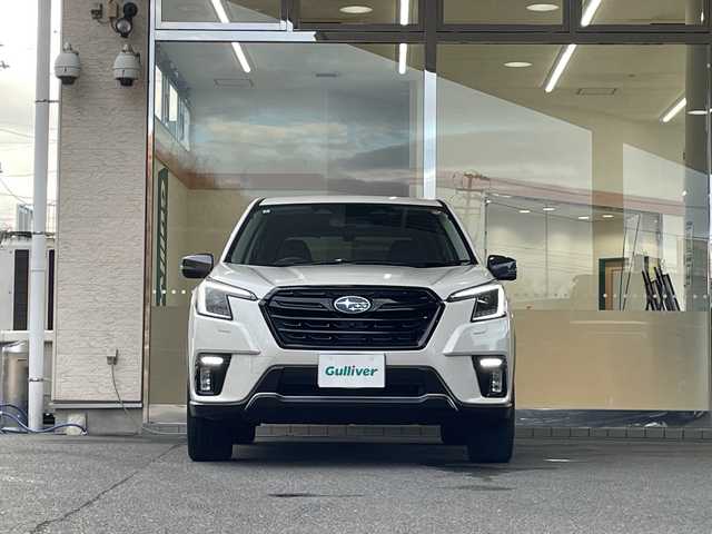 スバル フォレスター スポーツ 福島県 2022(令4)年 3.8万km クリスタルホワイトP １オーナー　サンルーフ　ＤＩＡＴＯＮＥＳＯＵＮＤ　メーカーナビ　ハーフレザーシート　アイサイト　Ｒクルコン　シートヒーター　ドライブレコーダー　パワーバックドア　ビルトインＥＴＣ　純正アルミホイール