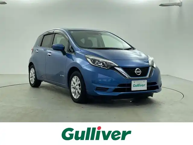日産 ノート e－パワー X 福井県 2020(令2)年 4.1万km シャイニングブルー 純正ナビ/CD/DVD/Bluetooth/フルセグ/バックカメラ/ドラレコ/ETC/コーナーセンサー/横滑り防止/衝突軽減システム/スマートキー/ステアリングスイッチ/純正アルミホイール