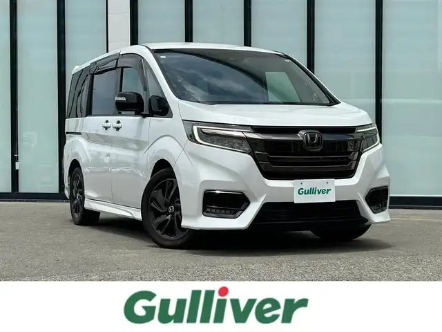 ホンダ ステップワゴン スパーダクールスピリット HセンシングBスタイル 大阪府 2019(平31)年 5.1万km プラチナホワイトパール 純正ナビ/   フルセグTV/CD/DVD/Bluetooth/USB/バックモニター/１１．６インチ後席モニター/衝突軽減ブレーキ/横滑り防止装置/前席シートヒーター/両側パワースライドドア/レーダークルーズコントロール/レーンキープアシスト/パドルシフト/アイドリングストップ/ドライブレコーダー/純正17インチアルミホイール/純正フロアマット/プッシュスタート/スマートキー/ハーフレザーシート/ETC/LED/禁煙車
