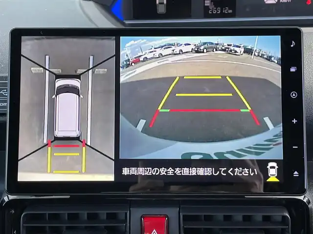 ダイハツ タント カスタム X 香川県 2023(令5)年 2.7万km シャイニングホワイトパール 登録時走行距離　26911Km/ディーラーオプションナビ/全方位カメラ/両側パワースライドドア/前方ドライブレコーダー/スマートアシスト/前後コーナーセンサー/ＬＥＤヘッド＆フォグライト/ハーフレザーシート/シートヒーター/フロアマット/ドアバイザー