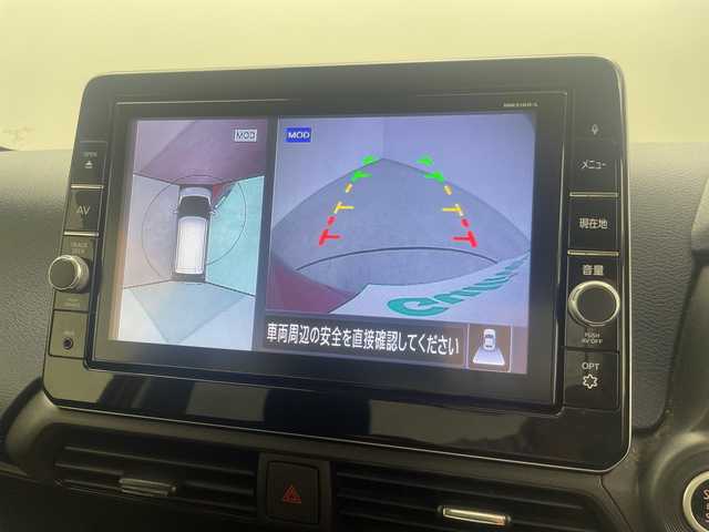 日産 デイズ ハイウェイスターX 三重県 2019(令1)年 3万km スパークリングレッドM 禁煙車/純正9インチナビ/CD/DVD/SD/BT/フルセグTV/全方位カメラ/エマージェンシーブレーキ/車線逸脱警報/ETC/オートハイビーム/アイドリングストップ/ステアリングスイッチ/ヘッドライトレベライザー/スペアキー×1