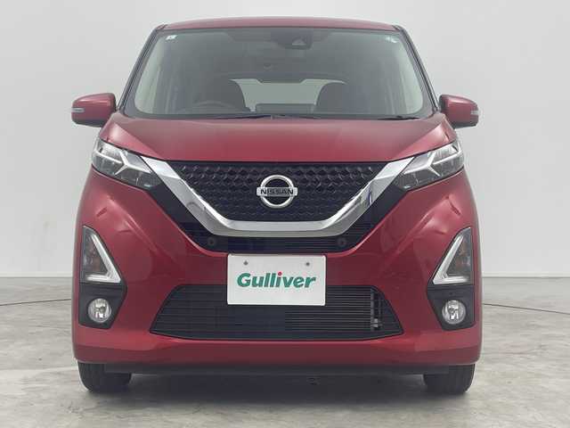 日産 デイズ ハイウェイスターX 三重県 2019(令1)年 3万km スパークリングレッドM 禁煙車/純正9インチナビ/CD/DVD/SD/BT/フルセグTV/全方位カメラ/エマージェンシーブレーキ/車線逸脱警報/ETC/オートハイビーム/アイドリングストップ/ステアリングスイッチ/ヘッドライトレベライザー/スペアキー×1