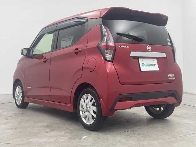 日産 デイズ ハイウェイスターX 三重県 2019(令1)年 3万km スパークリングレッドM 禁煙車/純正9インチナビ/CD/DVD/SD/BT/フルセグTV/全方位カメラ/エマージェンシーブレーキ/車線逸脱警報/ETC/オートハイビーム/アイドリングストップ/ステアリングスイッチ/ヘッドライトレベライザー/スペアキー×1