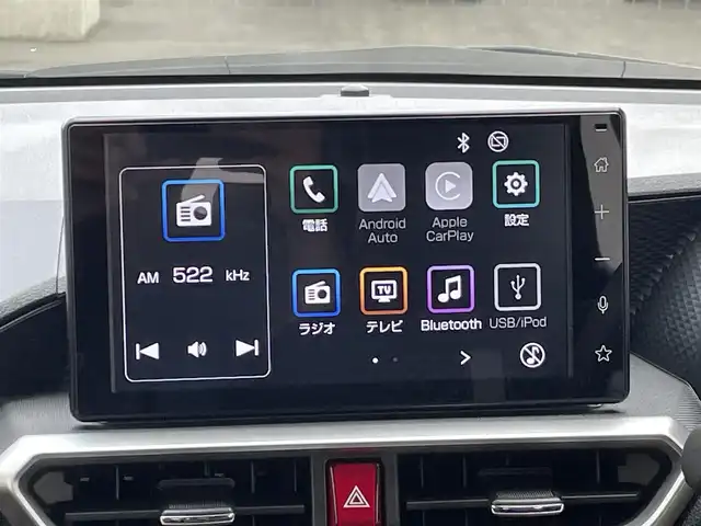 ダイハツ ロッキー プレミアム G 道北・旭川 2024(令6)年 1.9万km グレーⅡ 純正ディスプレイオーディオ/全方位カメラ/フルセグTV/ハーフレザーシート/前席シートヒーター/プッシュスタート/スマートキー/LEDヘッドライト/オートマチックハイビーム/クリアランスソナー/クルーズコントロール