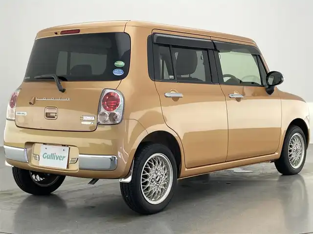 スズキ ラパン ショコラ X 愛知県 2014(平26)年 0.5万km キャンドルオレンジメタリック 純正ナビ　ＴＶ　Ｂｌｕｅｔｏｏｔｈ　バックカメラ　純正コンビシート　アクセル踏み間違い防止装置　ＢＢＳアルミホイール　オートライト　ＨＩＤヘッドライト　ＥＴＣ　プッシュスタート　スマートキー　禁煙車