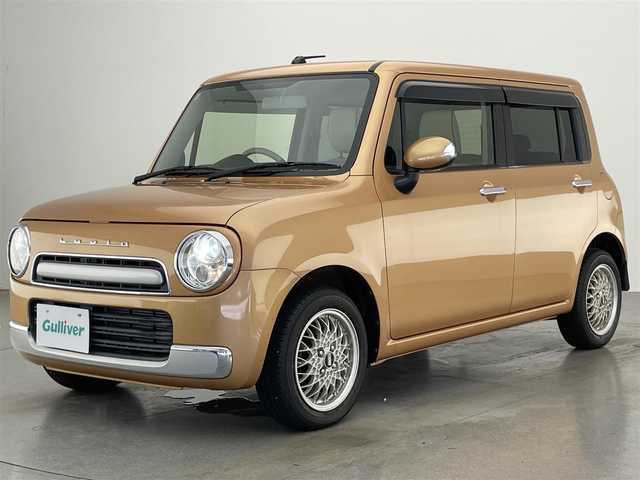 スズキ ラパン ショコラ X 愛知県 2014(平26)年 0.5万km キャンドルオレンジメタリック 純正ナビ　ＴＶ　Ｂｌｕｅｔｏｏｔｈ　バックカメラ　純正コンビシート　アクセル踏み間違い防止装置　ＢＢＳアルミホイール　オートライト　ＨＩＤヘッドライト　ＥＴＣ　プッシュスタート　スマートキー　禁煙車
