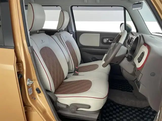 スズキ ラパン ショコラ X 愛知県 2014(平26)年 0.5万km キャンドルオレンジメタリック 純正ナビ　ＴＶ　Ｂｌｕｅｔｏｏｔｈ　バックカメラ　純正コンビシート　アクセル踏み間違い防止装置　ＢＢＳアルミホイール　オートライト　ＨＩＤヘッドライト　ＥＴＣ　プッシュスタート　スマートキー　禁煙車