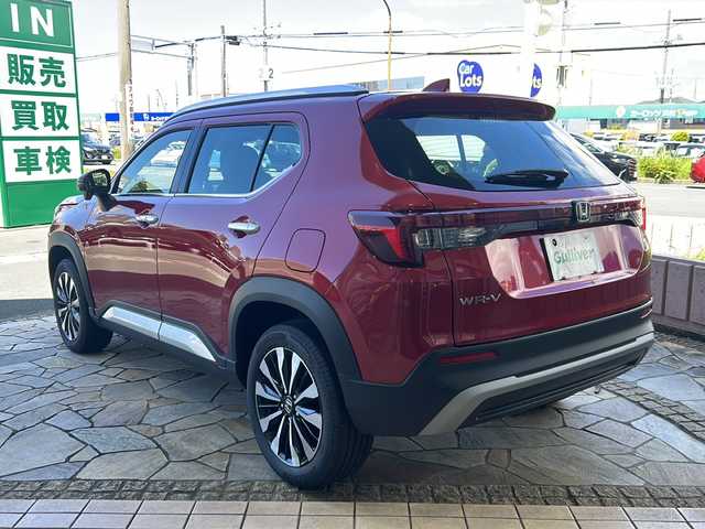 ホンダ ＷＲ－Ｖ Z+ 静岡県 2024(令6)年 0.7万km 赤 純正ナビ/・フルセグTV/・Bluetooth/・iPod/・USB/・AM/・FM/ホンダセンシング/●衝突軽減ブレーキ（CMBS）/●先行車発進お知らせ機能/●歩行者事故低減ステアリング/●路外逸脱抑制機能/●標識認識機能/●アダプティブクルーズコントロール（ACC）/●車線維持支援システム（LKAS）/●誤発進抑制機能/●後方誤発進抑制機能/●近距離衝突軽減ブレーキ/●急アクセル抑制機能/●パーキングセンサーシステム/●オートハイビーム/主要装備/・ルーフレール/・ハーフレザーシート/・ＬＥＤヘッドライト/・パドルシフト/・純正１７インチアルミ/・サイドカーテンエアバッグ/・ＵＳＢ接続端子