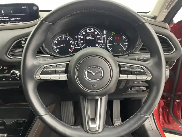 マツダ ＣＸ－３０ 20S Lパッケージ 富山県 2020(令2)年 2.6万km ソウルレッドクリスタルM 純正ナビ(FM/AM/BT/USB)/フルセグTV/全方位カメラ/レーダークルーズコントロール/レーンキープアシスト/スマートブレーキサポート/パワーバックドア/パドルシフト/MTモード付AT/前後ドライブレコーダー/ETC/ステアリングヒーター/レザーシート/パワーシート/前席シートヒーター/プッシュスタート/スマートキー/スペアキー１本/ステアリングスイッチ/電動パーキングブレーキ/オートブレーキホールド/アイドリングストップ/純正フロアマット/前後コーナーセンサー/オートマチックハイビーム/LEDヘッドライト/純正18インチAW
