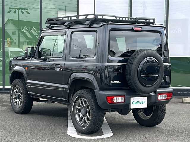 スズキ ジムニー XC 岐阜県 2021(令3)年 5.6万km ブルーイッシュブラックパール3 登録時走行距離55754km/社外ナビ/フルセグＴＶ/ルーフラック/４ＷＤ/前後ドライブレコーダー/レーンキープアシスト/シートヒーター/純正アルミホイール/純正フロアマット/ヘッドライトウォッシャー/ＬＥＤヘッドライト/オートライト/フォグランプ/禁煙車/ドアバイザー/ルーフラック/トランスファースイッチ/Bluetooth接続/USB入力端子/プッシュスタート/スマートキー/衝突被害軽減システム