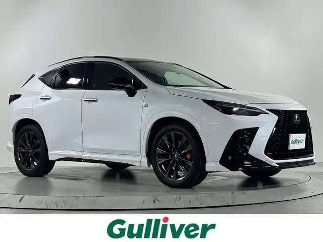 レクサス ＮＸ 佐賀県 2023(令5)年 1.2万km ホワイトノーヴァガラスフレーク 純正14インチディスプレイオーディオ/CD/DVD/フルセグTV/Bluetooth/パノラマルーフ/TRDエアロ/レクサスチームメイト/プリクラッシュセーフティ/レーンディパーチャーアラート/クリアランスソナー/ロードサインアシスト/パーキングサポートブレーキ/ブラインドスポットモニター/リアクロストラフィックアラート/ヘッドアップディスプレイ/リアカメラディテクション/三眼LEDヘッドライト/後席電動格納機能/デジタルインナーミラー/オレンジキャリパー/パドルシフト/レザーシート/河ハンドル/前席パワーシート/前席シートヒーター/前席シートベンチレーション/前後ドライブレコーダー/ビルトインETC2.0/スマートキー/スペアキー/純正フロアマット/USB入力端子/タイプC充電/純正20インチアルミホイール