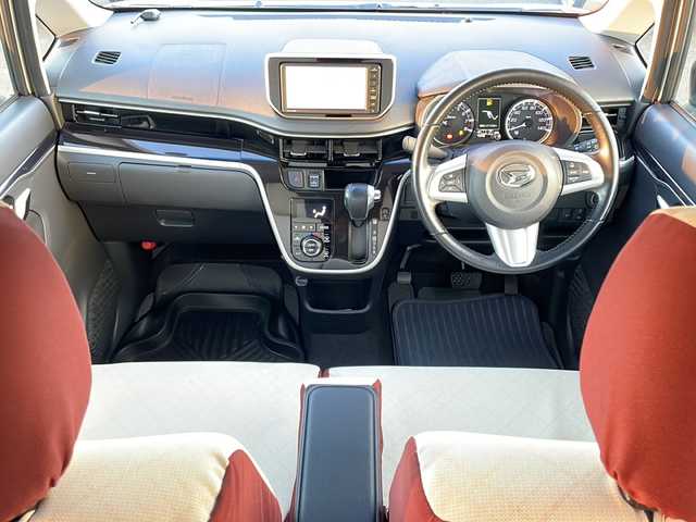 ダイハツ ムーヴ カスタム RS ハイパー SAⅢ 道東・釧路十勝 2019(平31)年 3.3万km パールホワイトⅢ 純正ディスプレイオーディオ　/(ＤＶＤ再生/Ｂｌｕｅｔｏｏｔｈ接続)　/バックカメラ　/運転席シートヒーター　/リアコーナーセンサー　/レーンアシスト　/衝突軽減ブレーキ/横滑り防止装置　/アイドリングストップ/スマートキー/プッシュスタート　/純正ＬＥＤヘッドライト/純正14インチアルミホイール/純正フロアマット/サマータイヤ積み込み