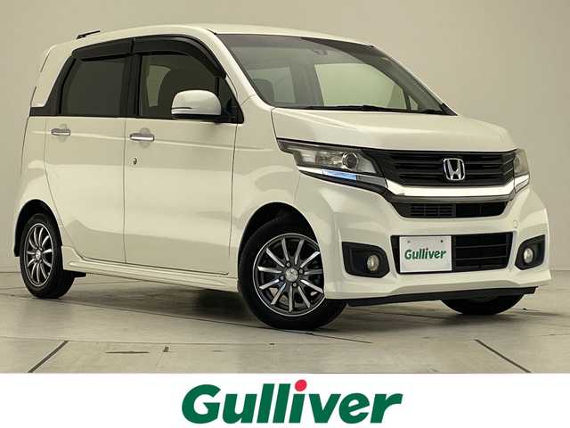 ホンダ Ｎ ＷＧＮ カスタム G ターボパッケージ 愛知県 2015(平27)年 5.5万km プレミアムホワイトパール 衝突軽減システム/純正ナビ/ハーフレザー/クルーズコントロール/ワンセグ/CD DVD/Bluetooth/バックカメラ/純正アルミホイール/LEDヘッドライト/パドルシフト/ETC/ステアリングスイッチ/スマートキー/プッシュスタート