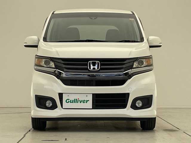 ホンダ Ｎ ＷＧＮ カスタム G ターボパッケージ 愛知県 2015(平27)年 5.5万km プレミアムホワイトパール 衝突軽減システム/純正ナビ/ハーフレザー/クルーズコントロール/ワンセグ/CD DVD/Bluetooth/バックカメラ/純正アルミホイール/LEDヘッドライト/パドルシフト/ETC/ステアリングスイッチ/スマートキー/プッシュスタート