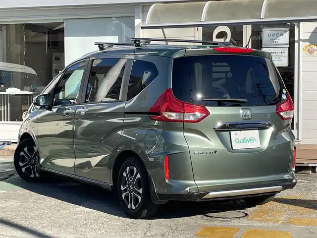 ホンダ フリード＋ クロスター ホンダセンシング 神奈川県 2020(令2)年 4.6万km シルバーミストグリーンM ワンオーナー/社外メモリナビ/　（CD・DVD・Bluetooth）/フルセグTV/両側パワースライドドア/バックカメラ/ホンダセンシング/ハーフレザーシート/前席シートヒーター/デジタルインナーミラー/前後ドライブレコーダー/ビルトインETC/LEDヘッドライト/LEDフォグライト/純正15インチAW/スマートキー×2/保証書/取扱説明書